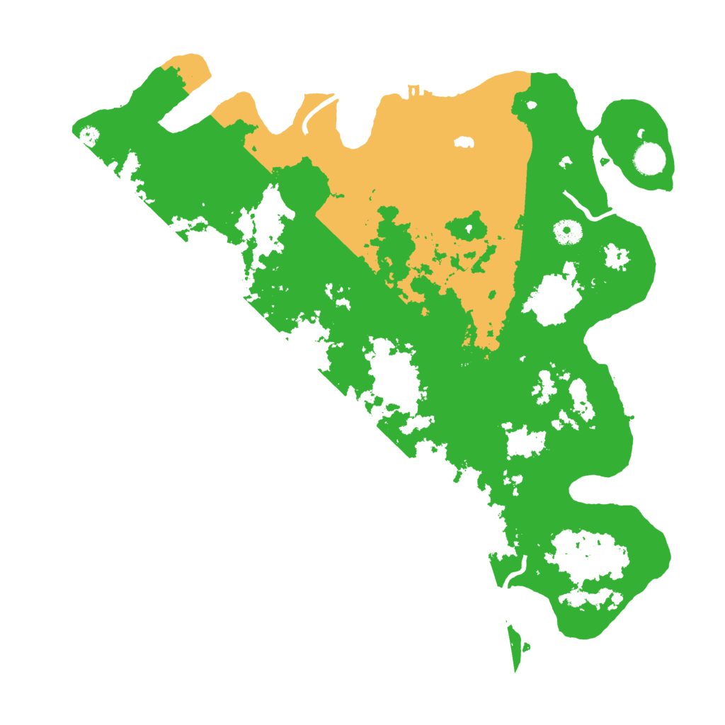 Biome Rust Map: Procedural Map, Size: 4000, Seed: 1008