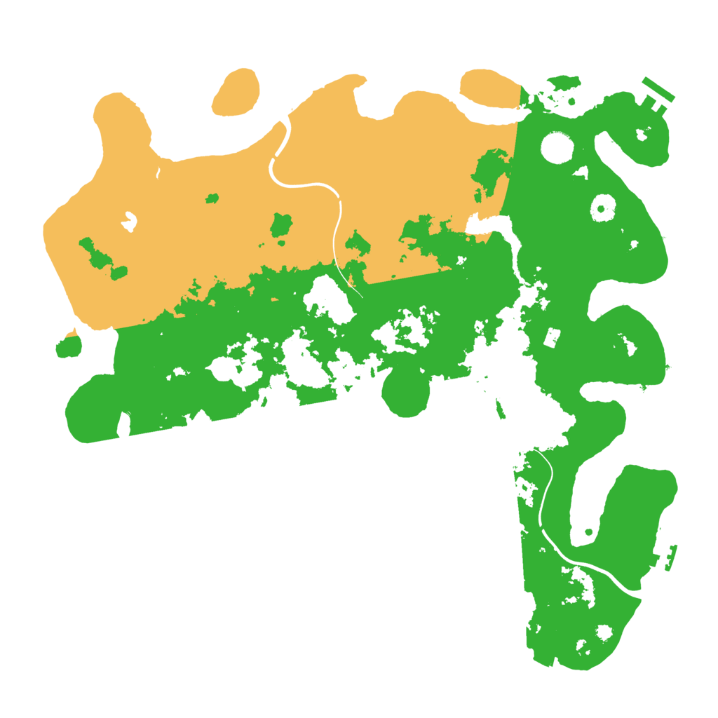 Biome Rust Map: Procedural Map, Size: 4000, Seed: 331804