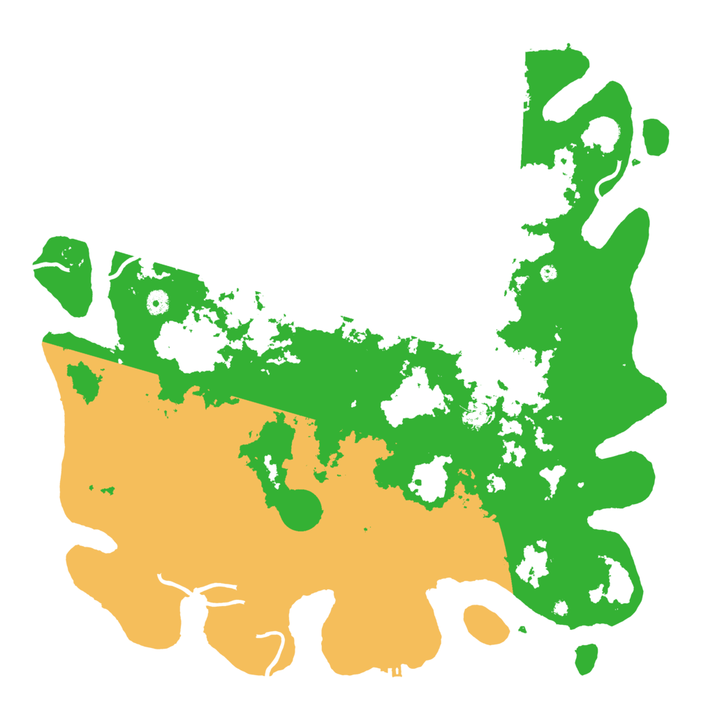 Biome Rust Map: Procedural Map, Size: 4500, Seed: 757807985