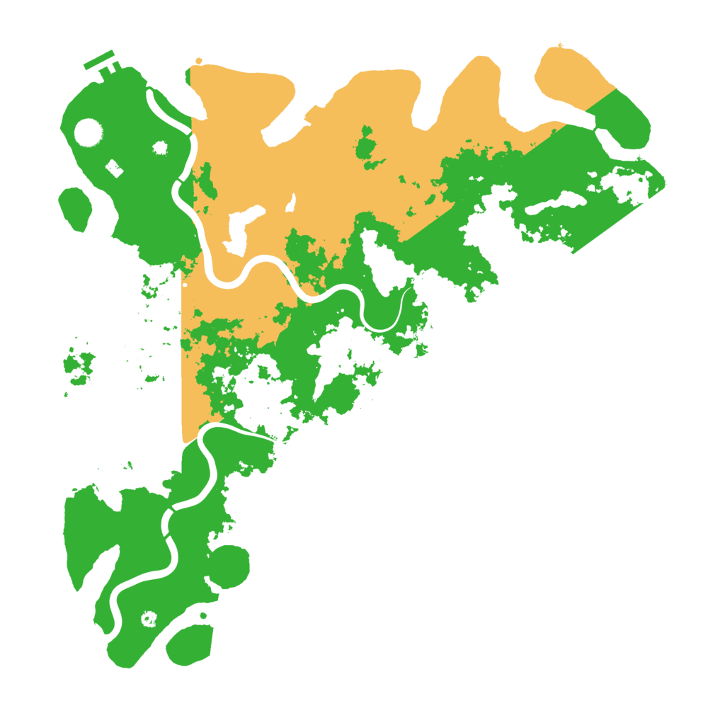Biome Rust Map: Procedural Map, Size: 4500, Seed: 1221224294
