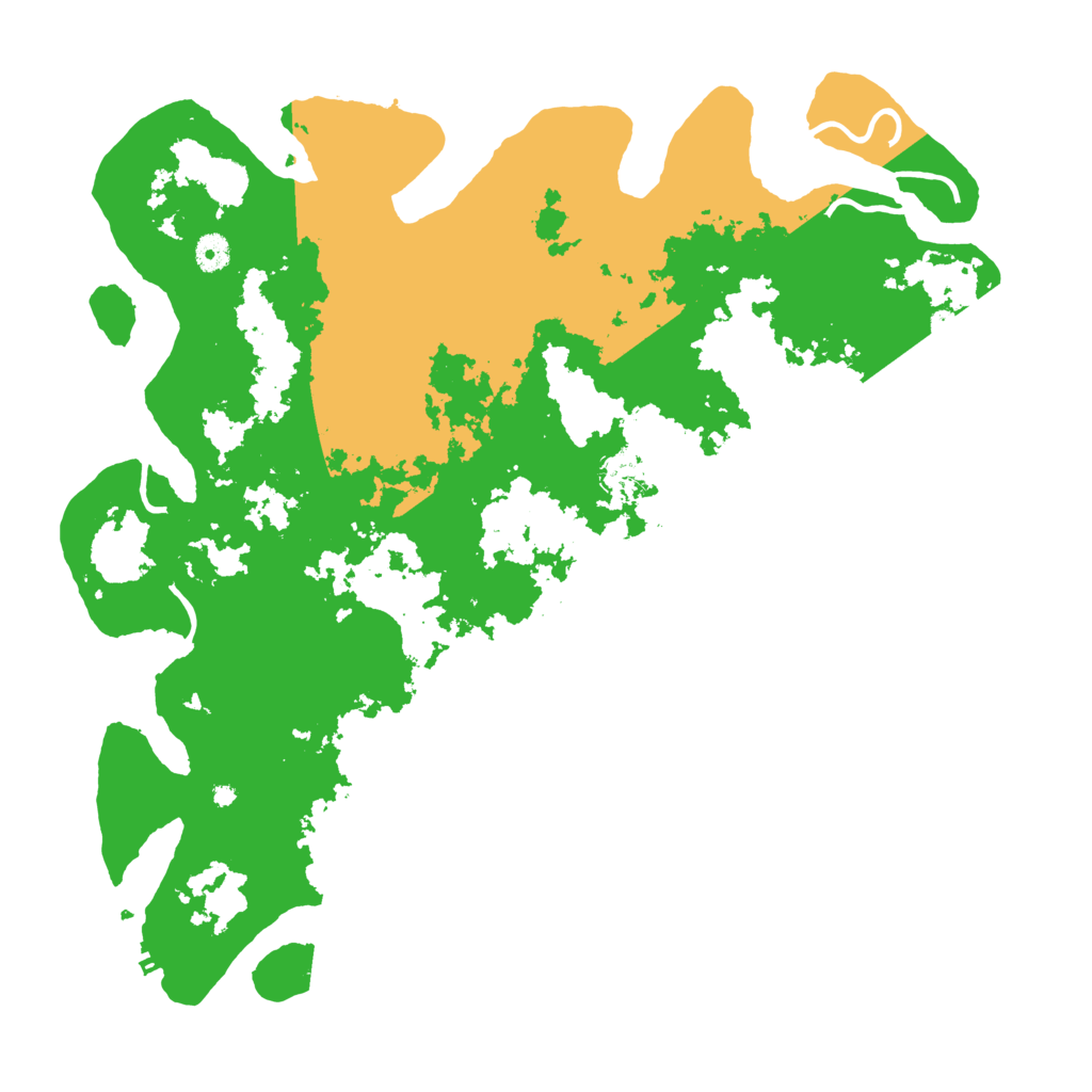 Biome Rust Map: Procedural Map, Size: 4500, Seed: 1221224294