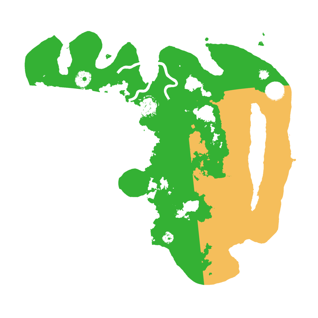 Biome Rust Map: Procedural Map, Size: 3000, Seed: 4733
