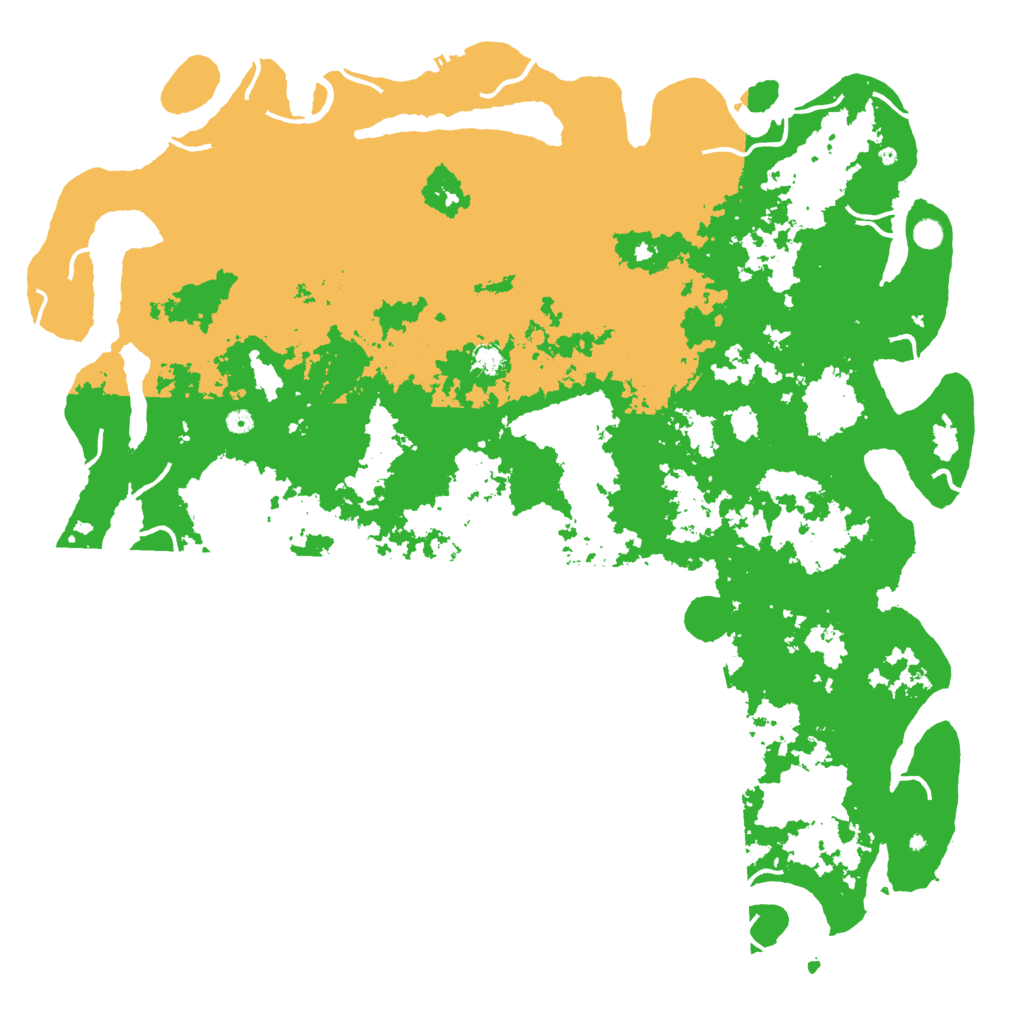 Biome Rust Map: Procedural Map, Size: 6000, Seed: 1041107421