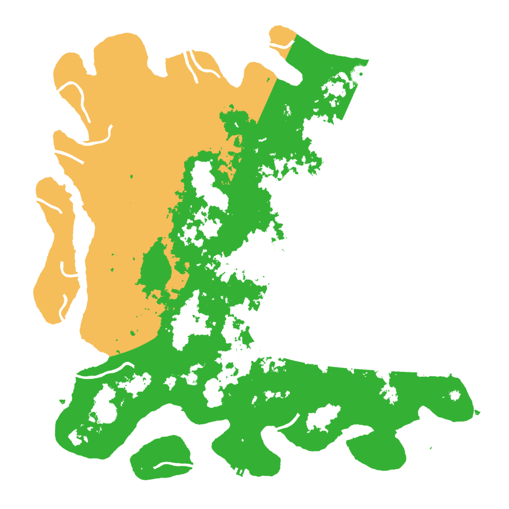Biome Rust Map: Procedural Map, Size: 4500, Seed: 1351780