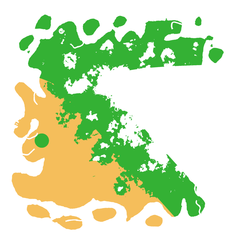 Biome Rust Map: Procedural Map, Size: 4500, Seed: 405337055