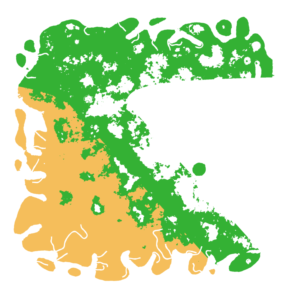 Biome Rust Map: Procedural Map, Size: 6000, Seed: 313