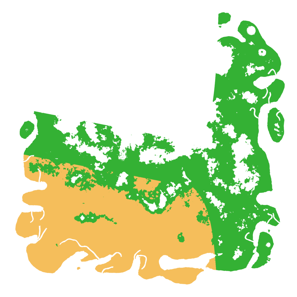Biome Rust Map: Procedural Map, Size: 6000, Seed: 23561766