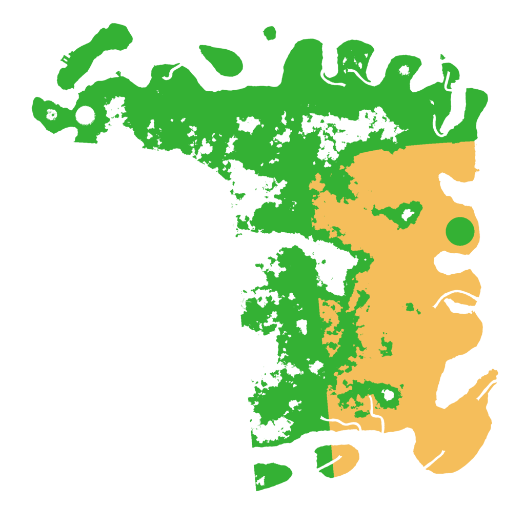Biome Rust Map: Procedural Map, Size: 4850, Seed: 6734