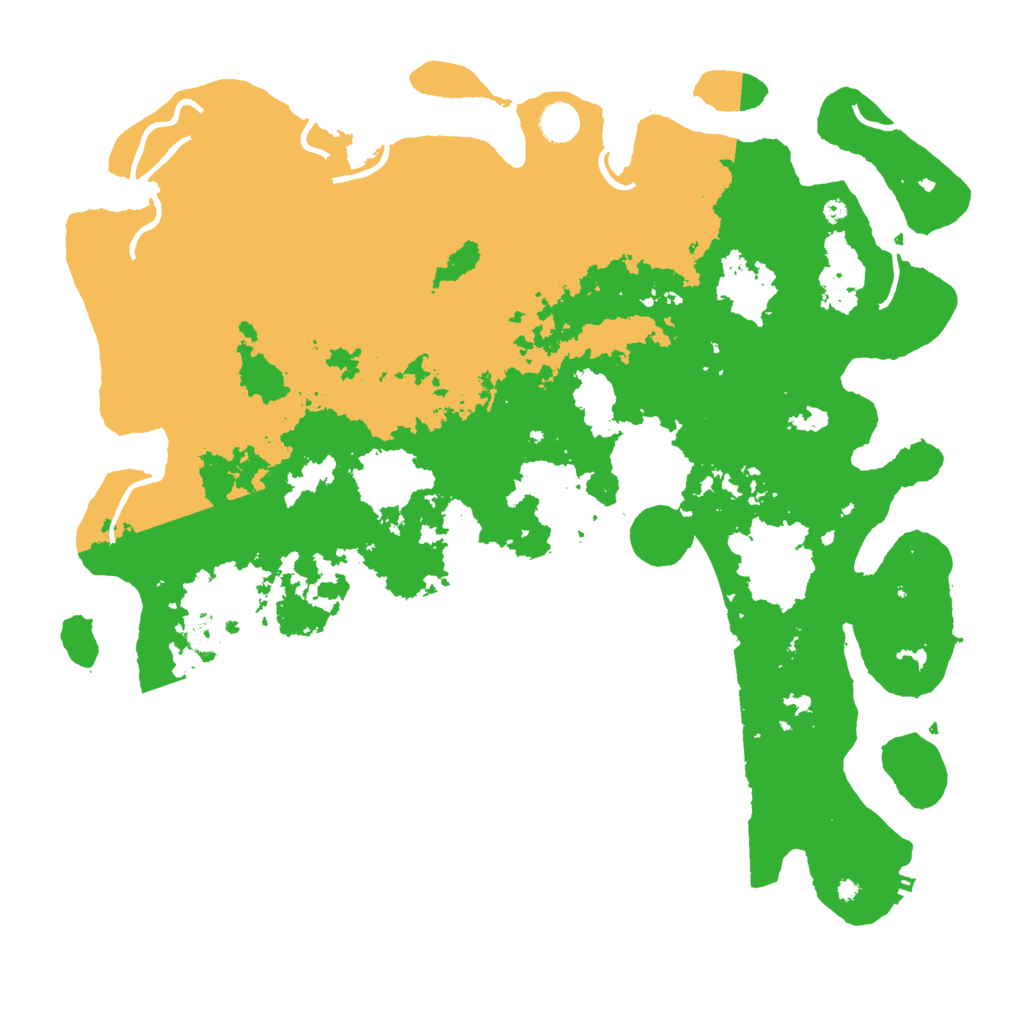 Biome Rust Map: Procedural Map, Size: 4500, Seed: 20220805