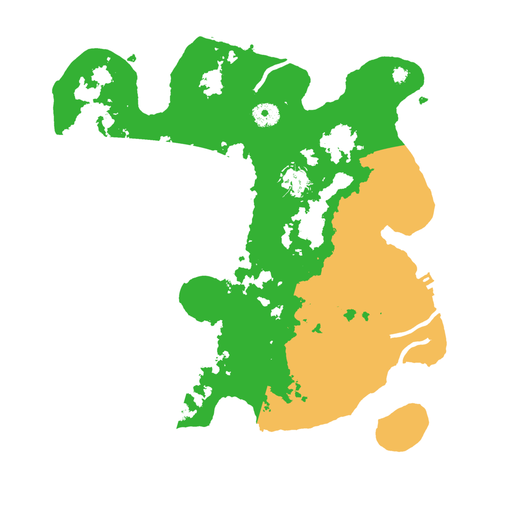 Biome Rust Map: Procedural Map, Size: 3000, Seed: 881652650