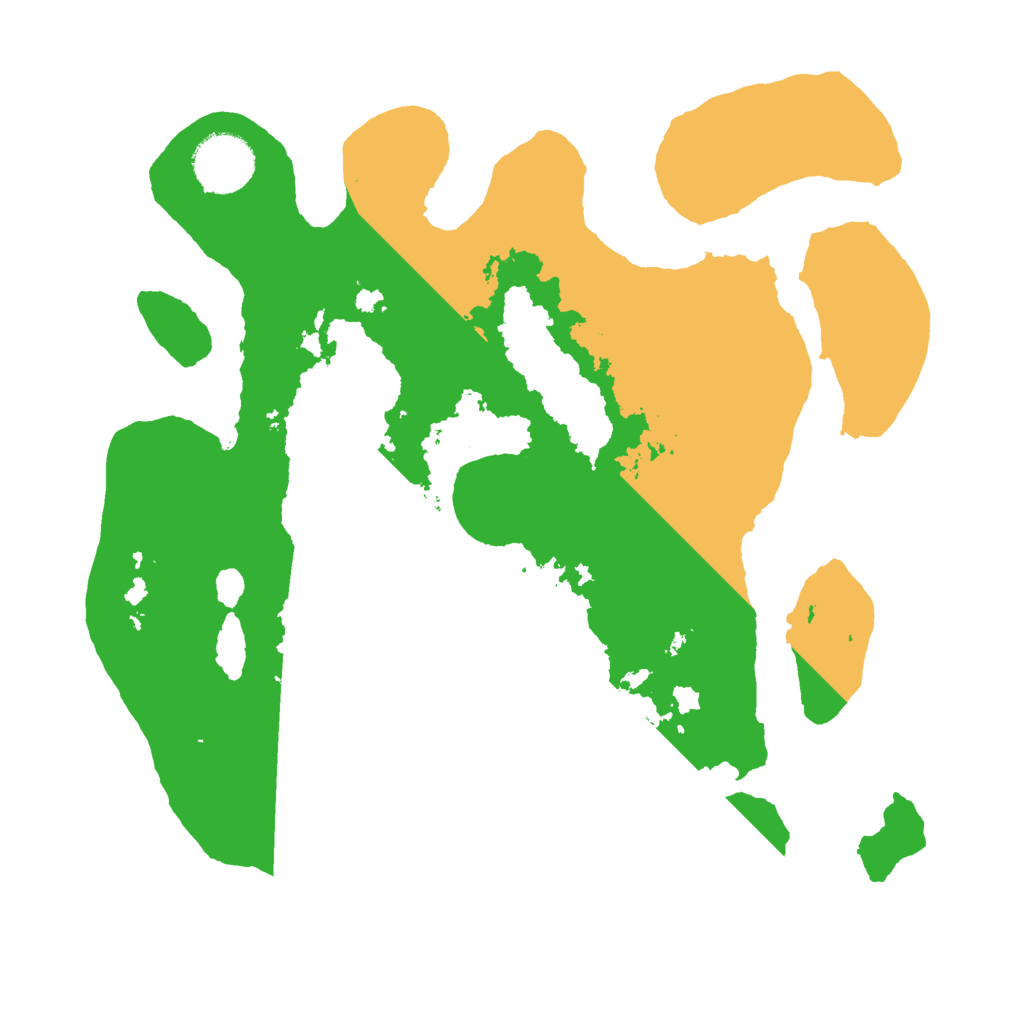 Biome Rust Map: Barren, Size: 3000, Seed: 220343761