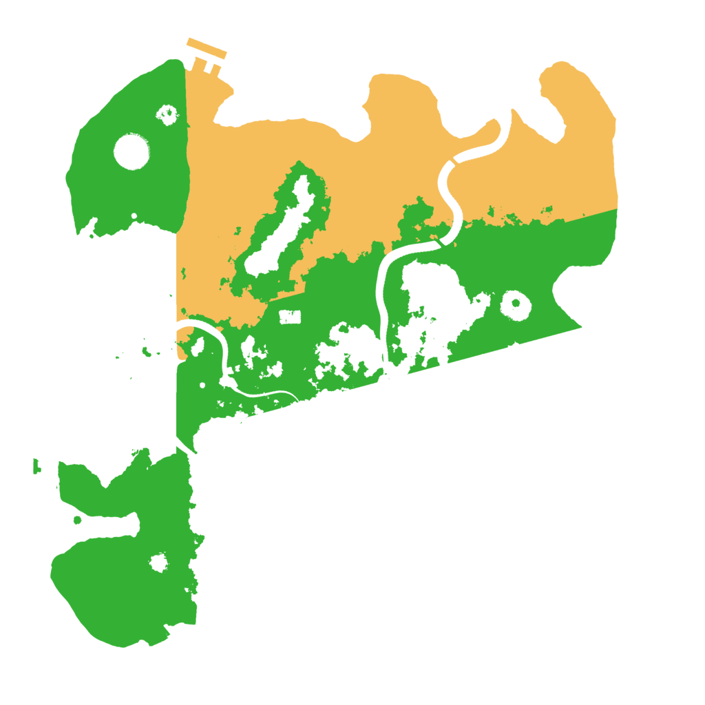 Biome Rust Map: Procedural Map, Size: 3500, Seed: 112562