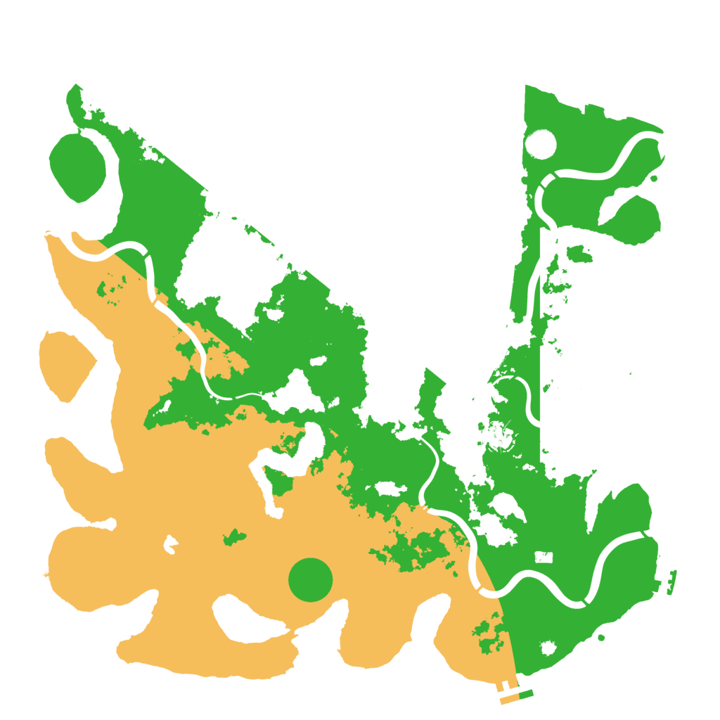 Biome Rust Map: Procedural Map, Size: 4300, Seed: 1858833593