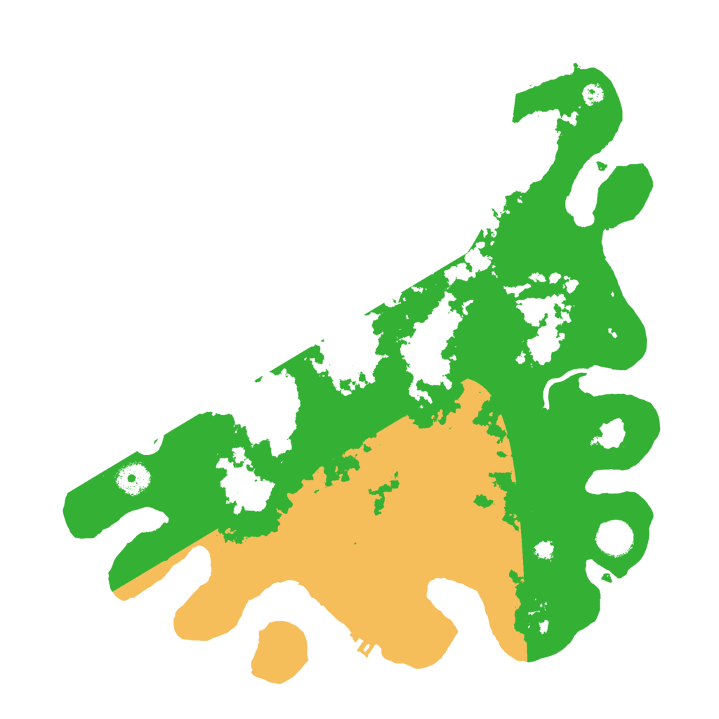 Biome Rust Map: Procedural Map, Size: 3500, Seed: 1591656153