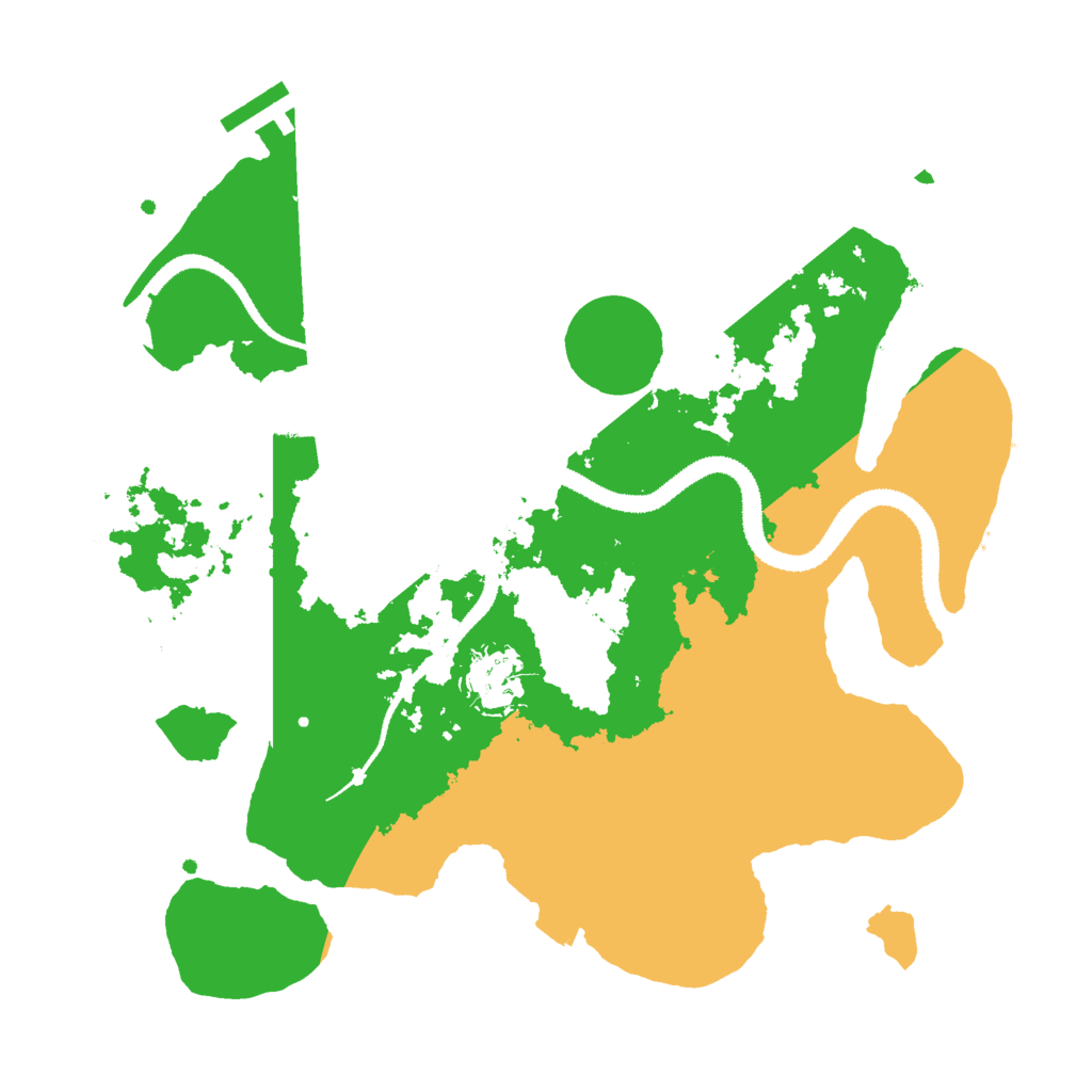 Biome Rust Map: Procedural Map, Size: 3000, Seed: 29039