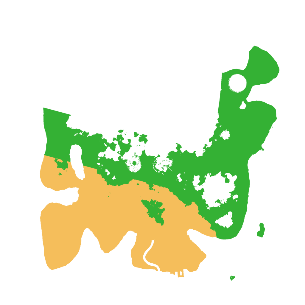 Biome Rust Map: Procedural Map, Size: 3000, Seed: 54471