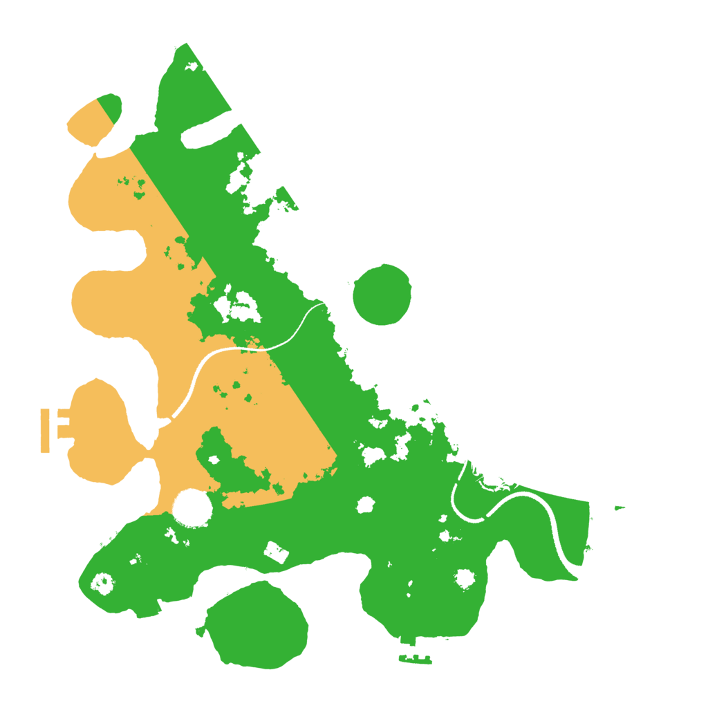Biome Rust Map: Procedural Map, Size: 3250, Seed: 160092963