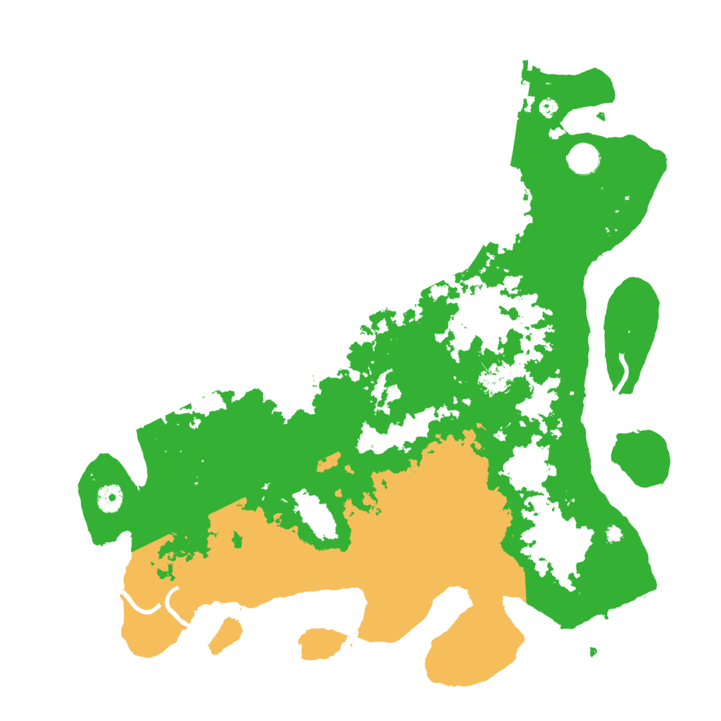 Biome Rust Map: Procedural Map, Size: 4000, Seed: 15928