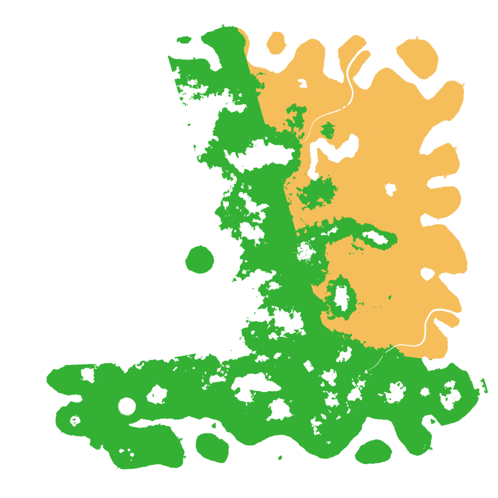 Biome Rust Map: Procedural Map, Size: 5000, Seed: 88891679