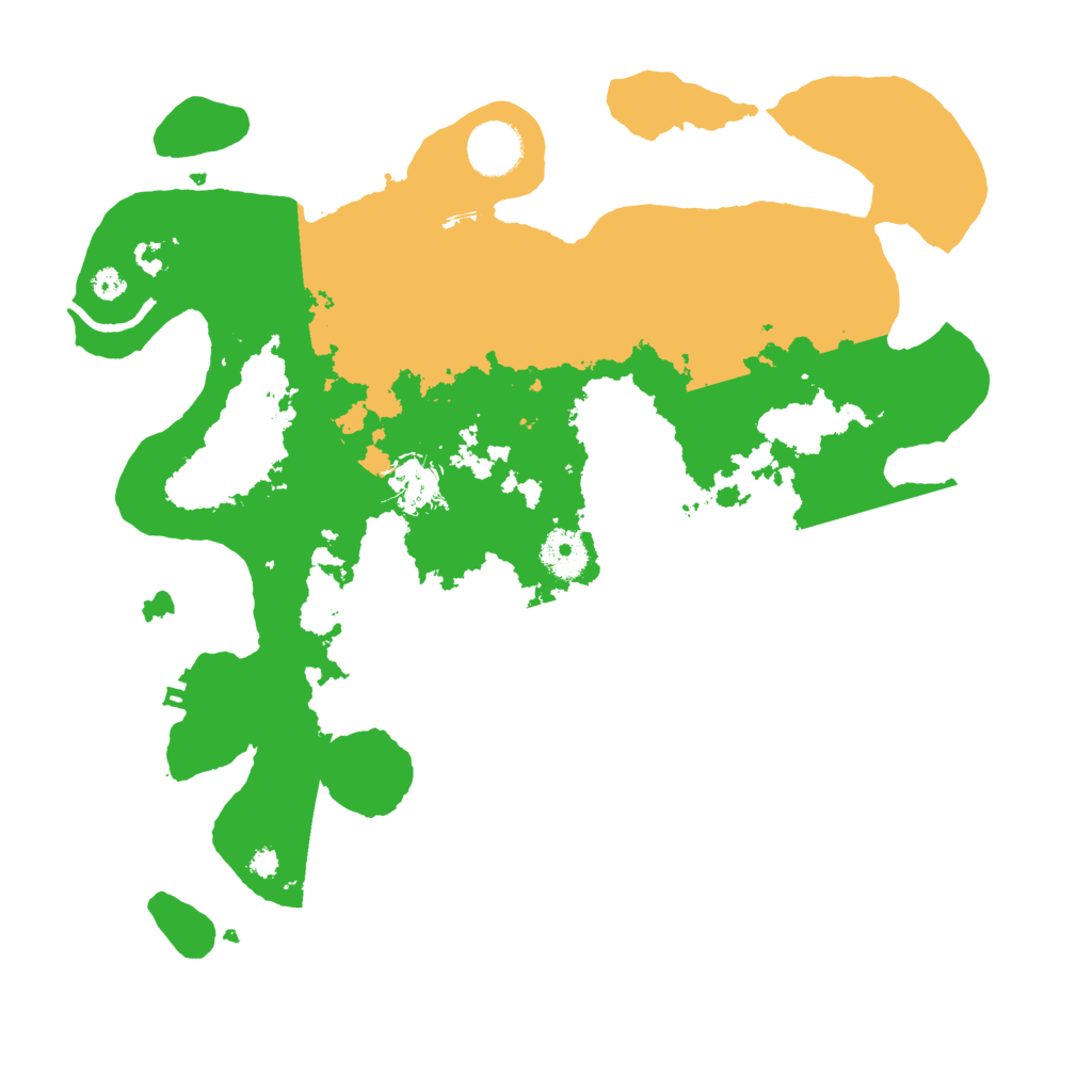 Biome Rust Map: Procedural Map, Size: 3500, Seed: 7951365