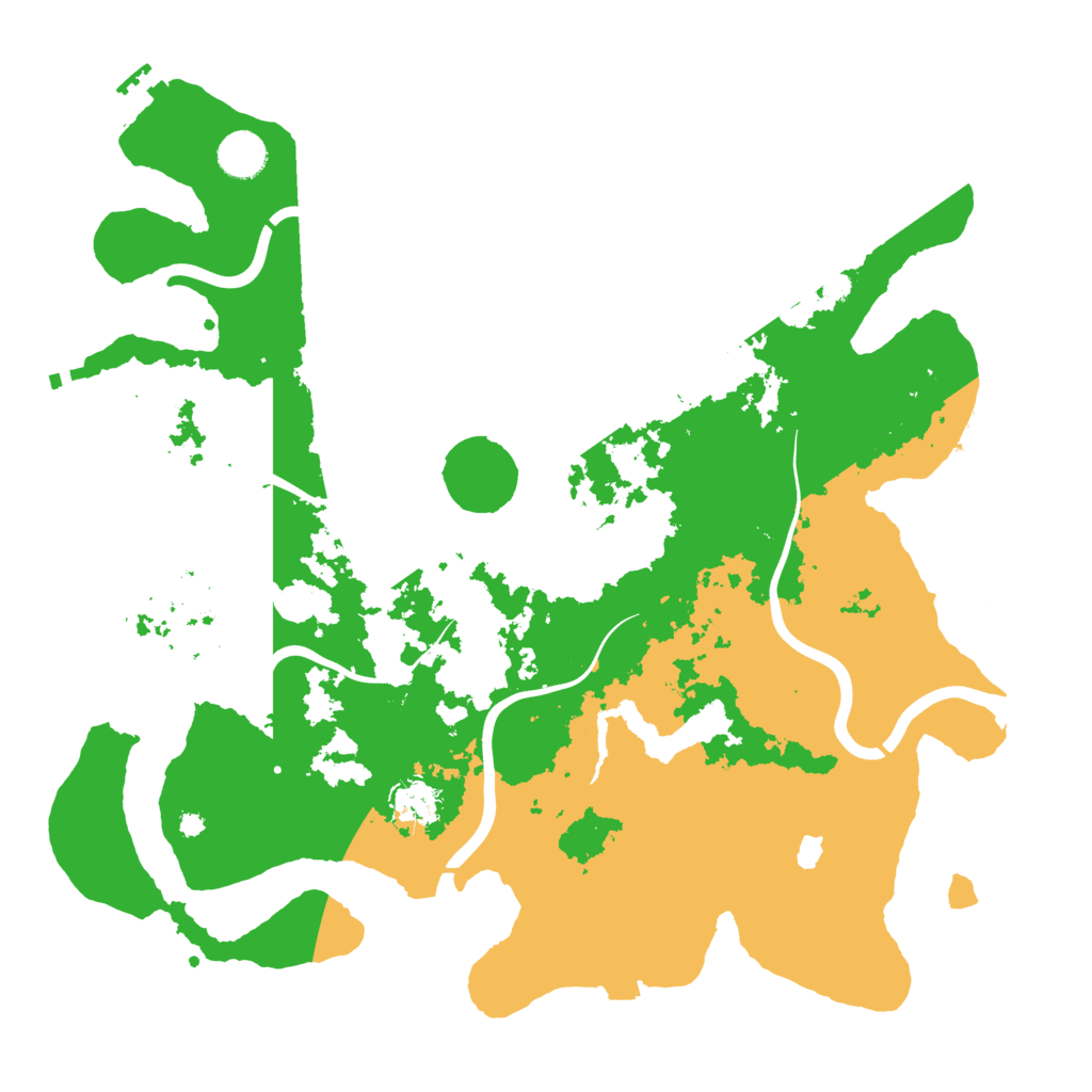 Biome Rust Map: Procedural Map, Size: 4000, Seed: 280151155