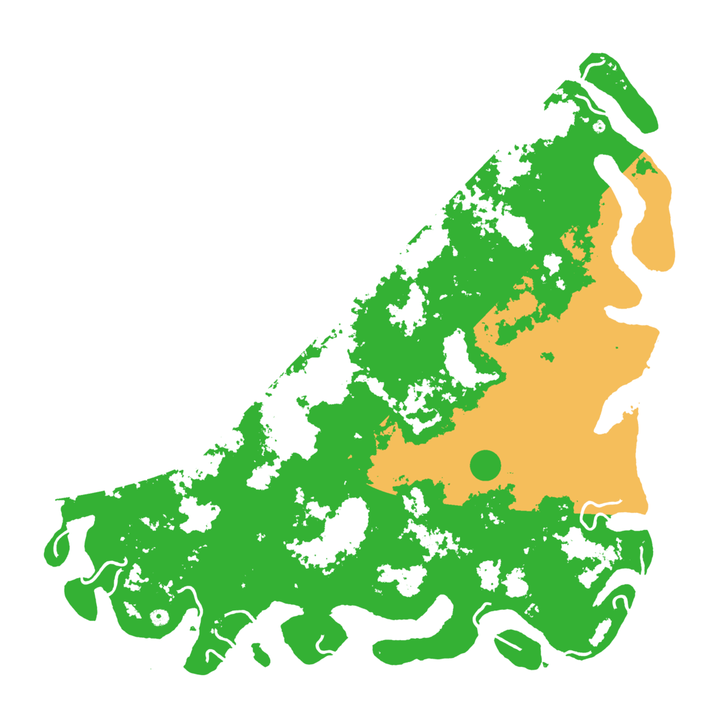 Biome Rust Map: Procedural Map, Size: 6000, Seed: 595920006