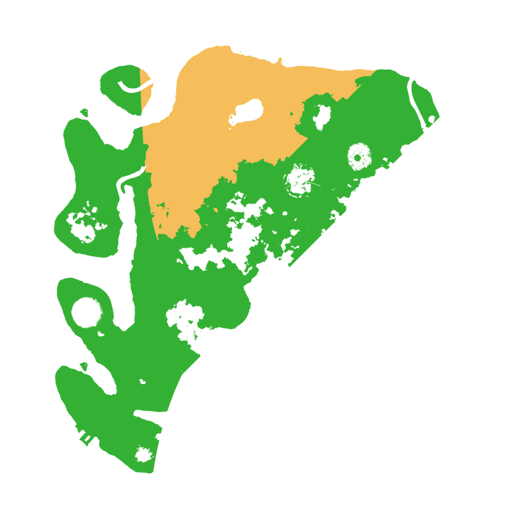 Biome Rust Map: Procedural Map, Size: 3072, Seed: 2004544541
