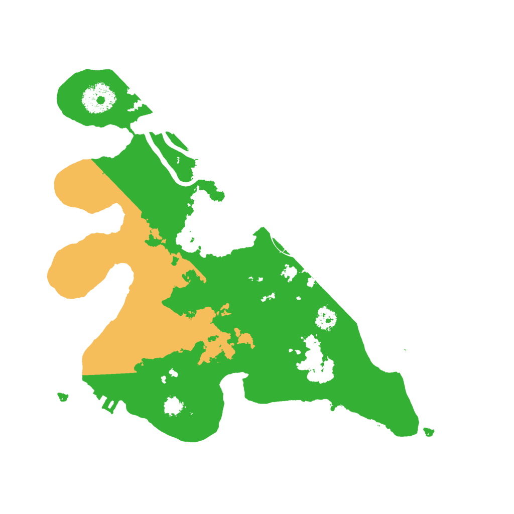 Biome Rust Map: Procedural Map, Size: 2500, Seed: 51368240