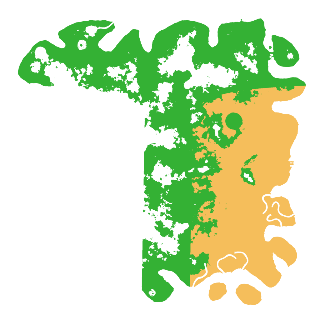 Biome Rust Map: Procedural Map, Size: 5000, Seed: 5463642