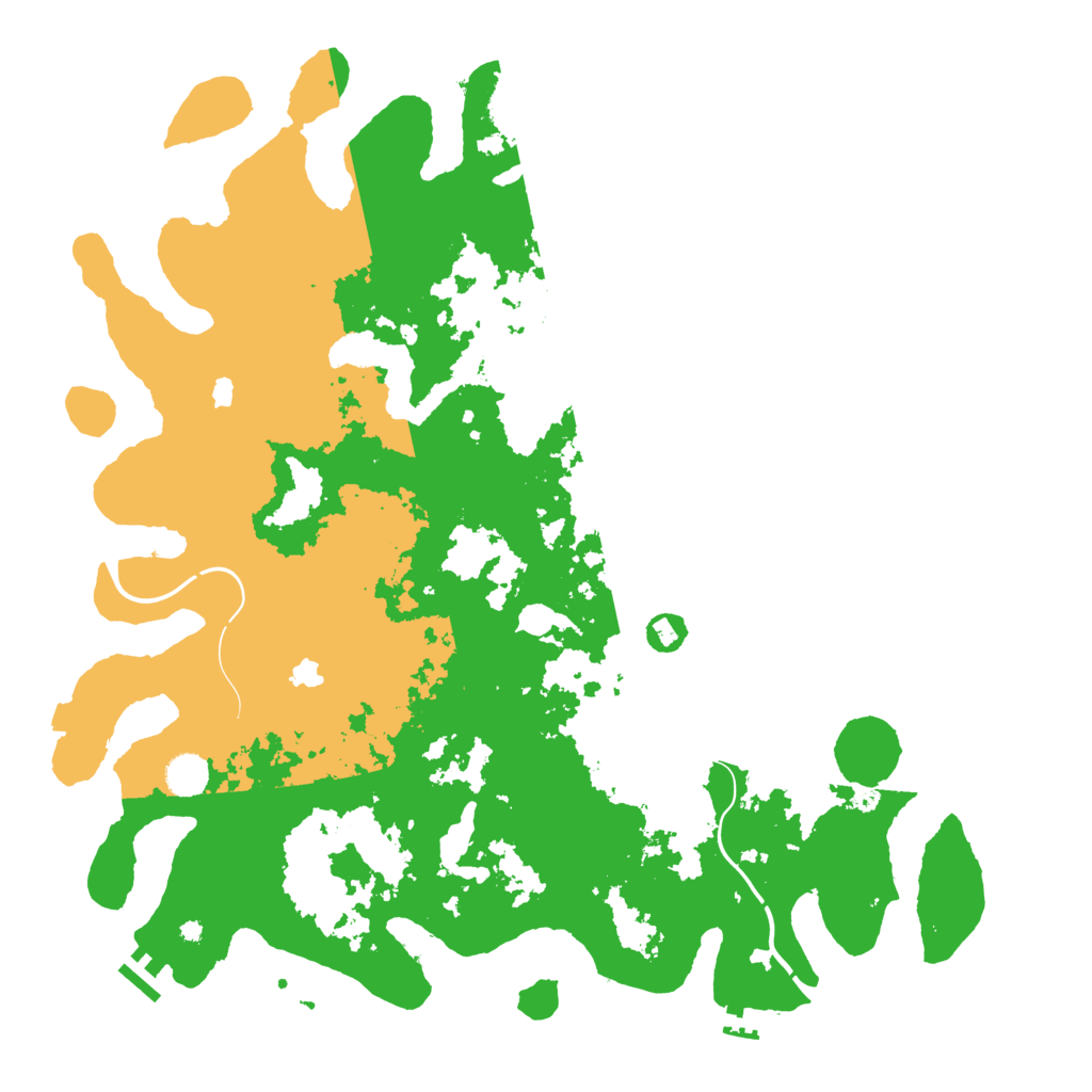 Biome Rust Map: Procedural Map, Size: 4500, Seed: 255