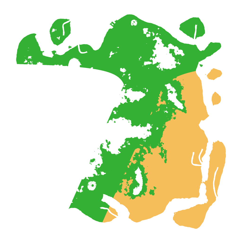 Biome Rust Map: Procedural Map, Size: 4000, Seed: 9128