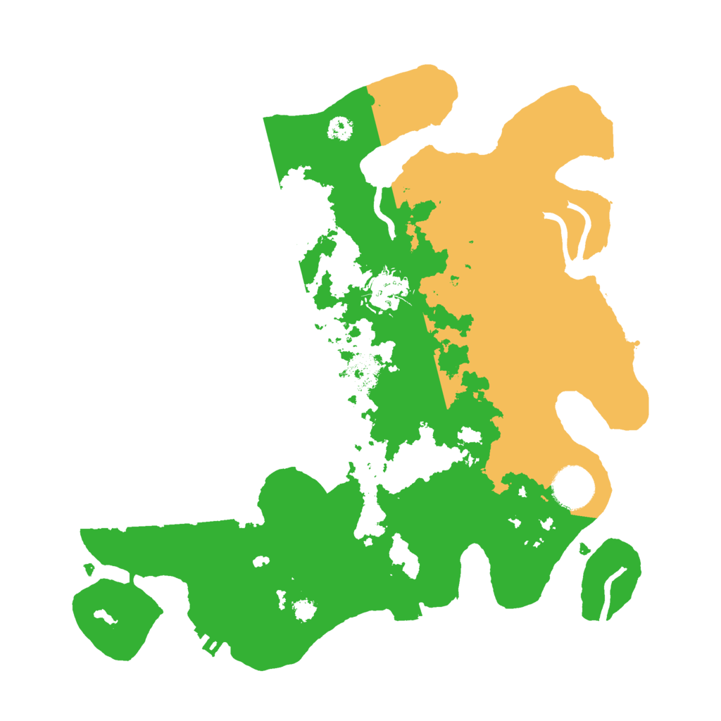 Biome Rust Map: Procedural Map, Size: 3000, Seed: 737635