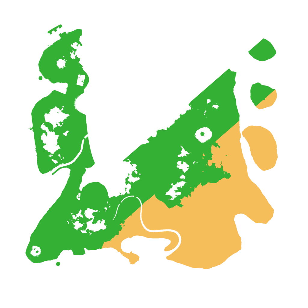 Biome Rust Map: Procedural Map, Size: 3000, Seed: 47358