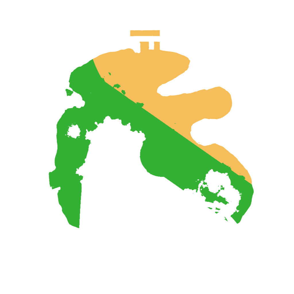 Biome Rust Map: Procedural Map, Size: 2000, Seed: 93756844