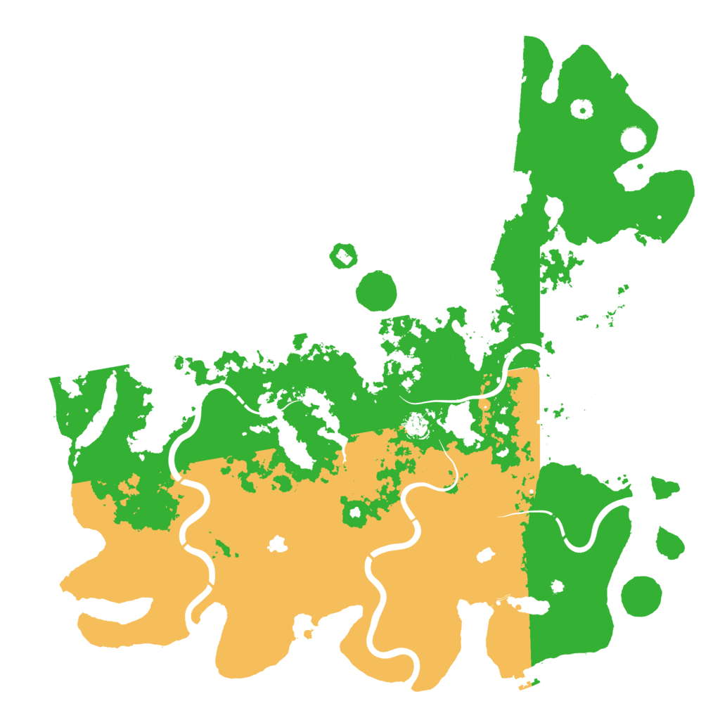 Biome Rust Map: Procedural Map, Size: 5000, Seed: 1211296753