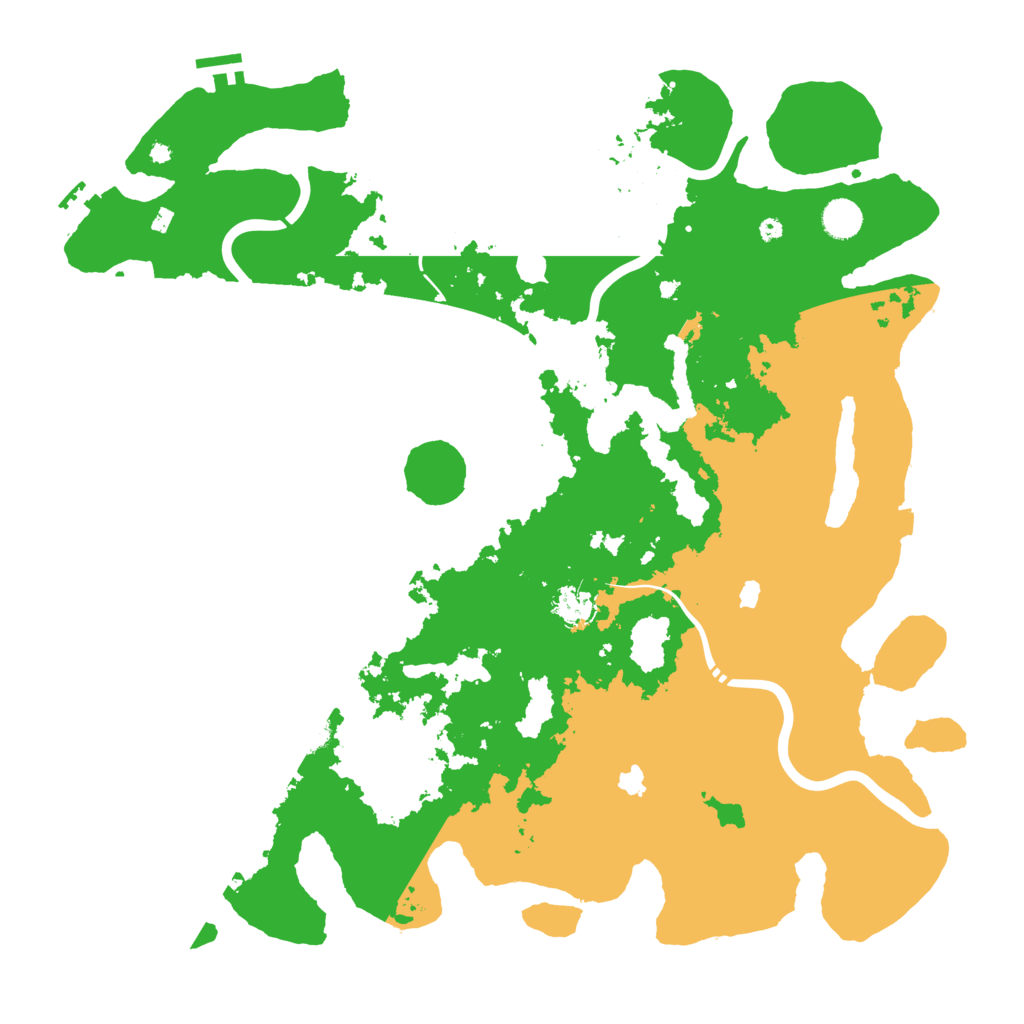 Biome Rust Map: Procedural Map, Size: 4500, Seed: 239515446