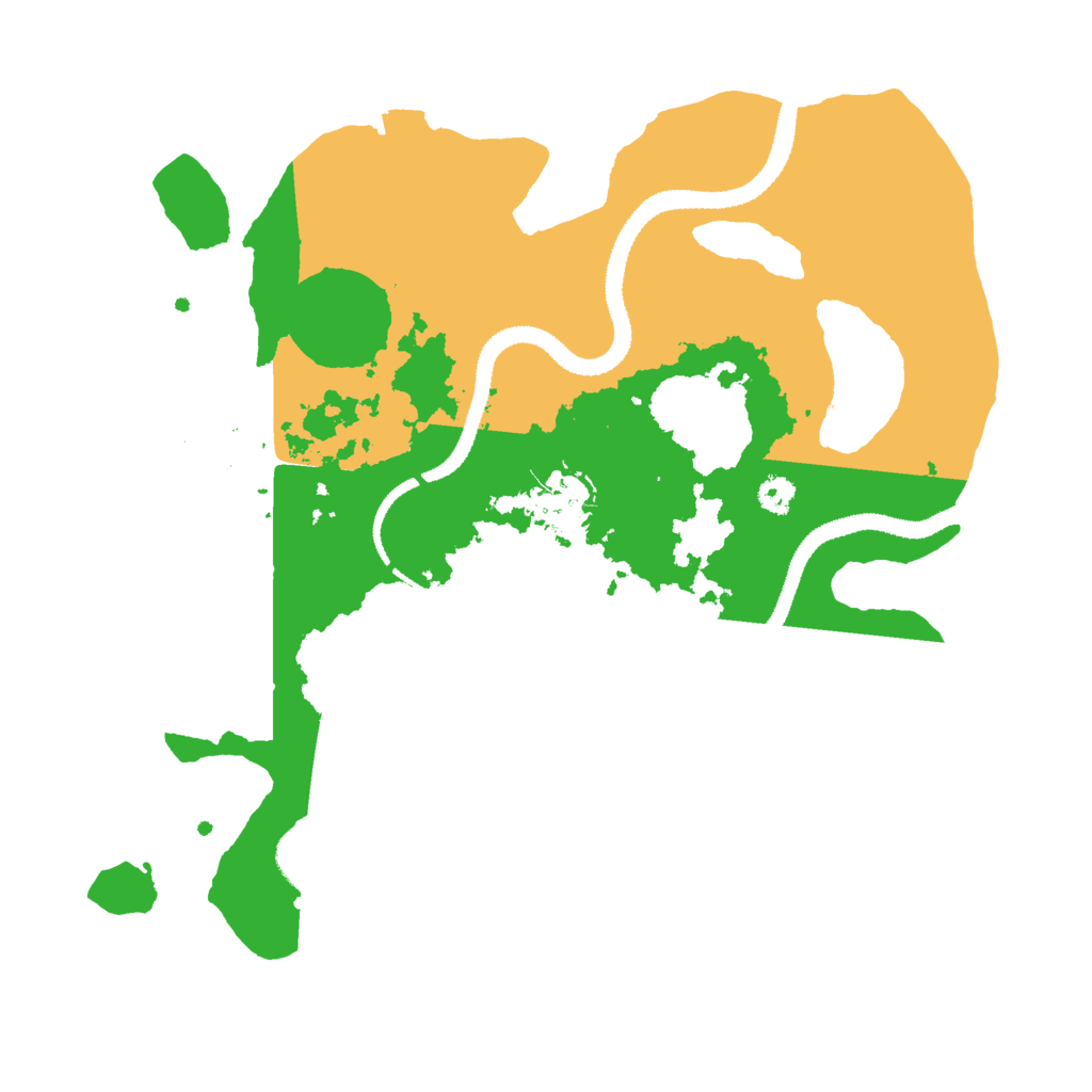 Biome Rust Map: Procedural Map, Size: 3000, Seed: 318854224