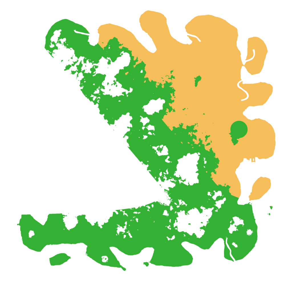 Biome Rust Map: Procedural Map, Size: 4500, Seed: 906807613