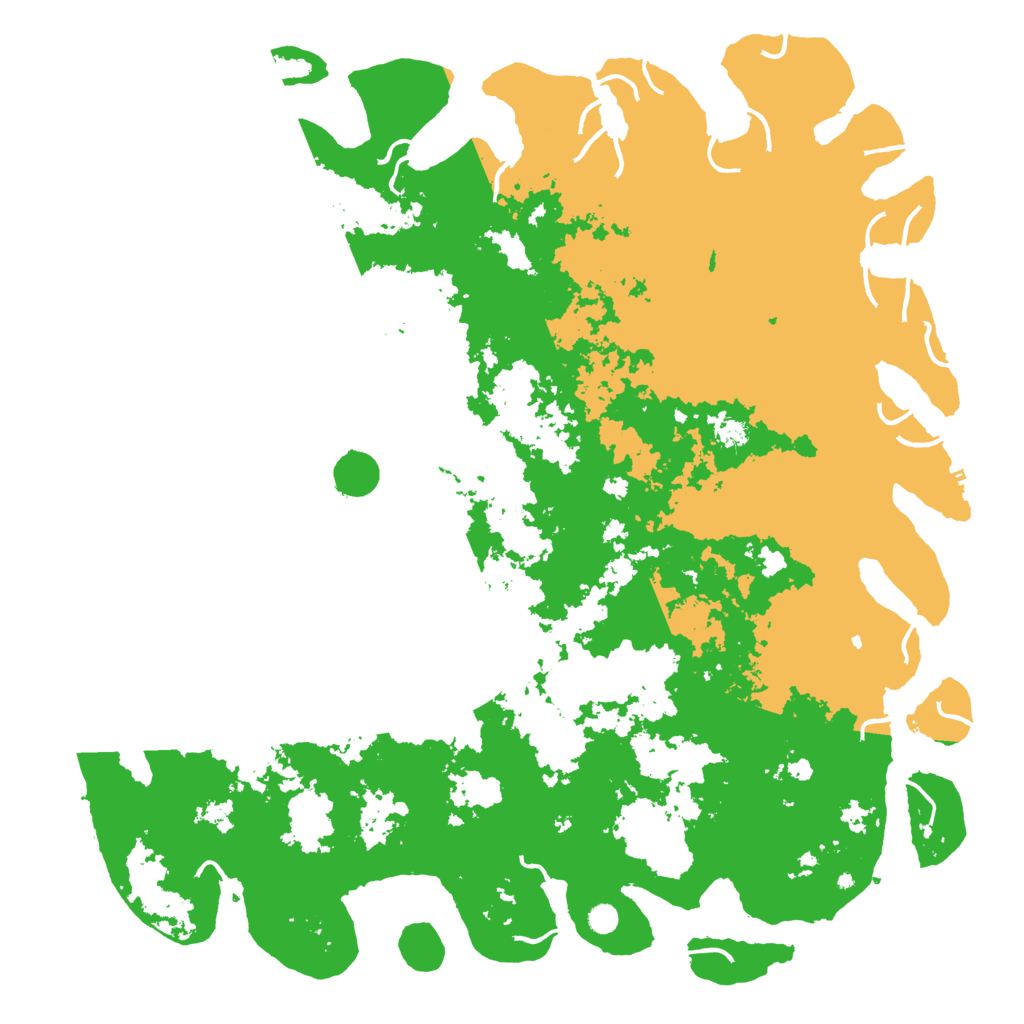 Biome Rust Map: Procedural Map, Size: 6000, Seed: 134556345