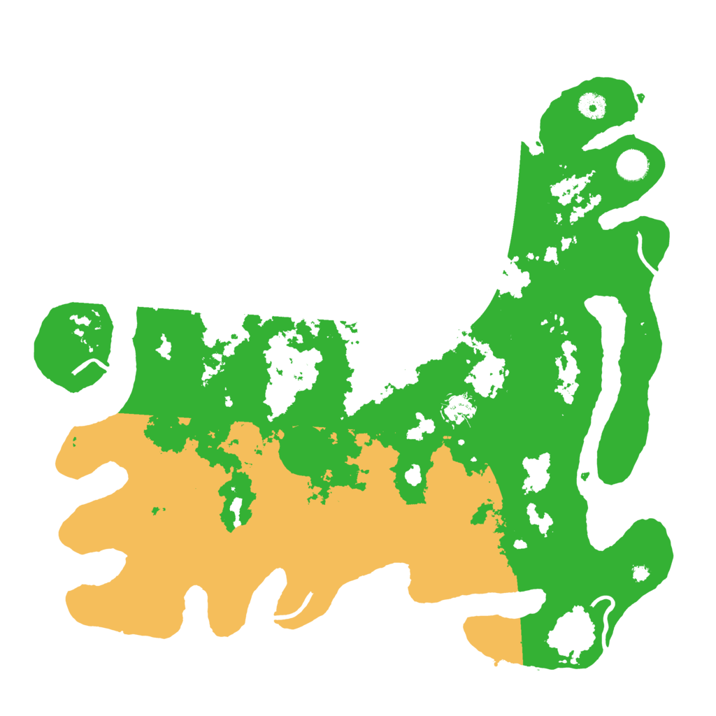 Biome Rust Map: Procedural Map, Size: 4000, Seed: 122872