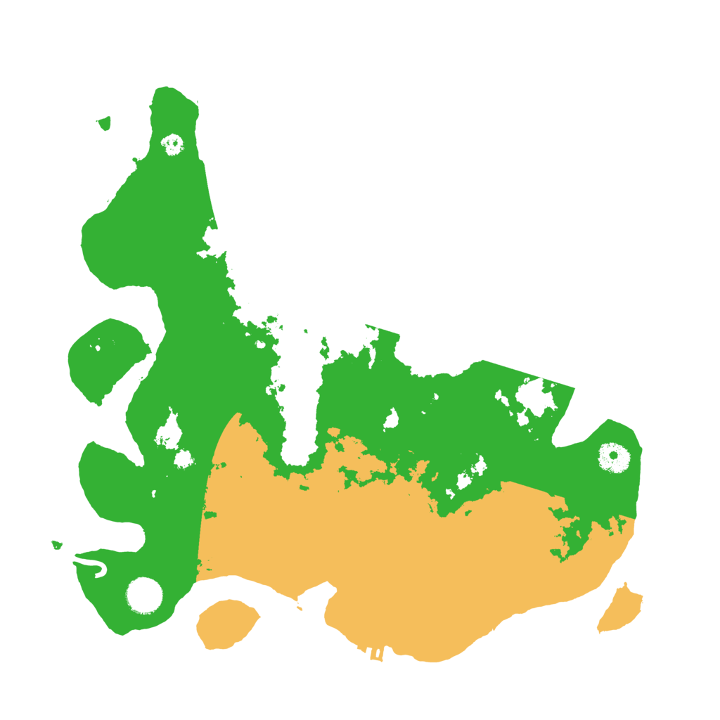 Biome Rust Map: Procedural Map, Size: 3506, Seed: 13825
