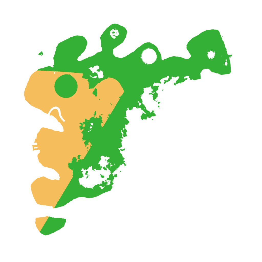 Biome Rust Map: Procedural Map, Size: 3000, Seed: 14666