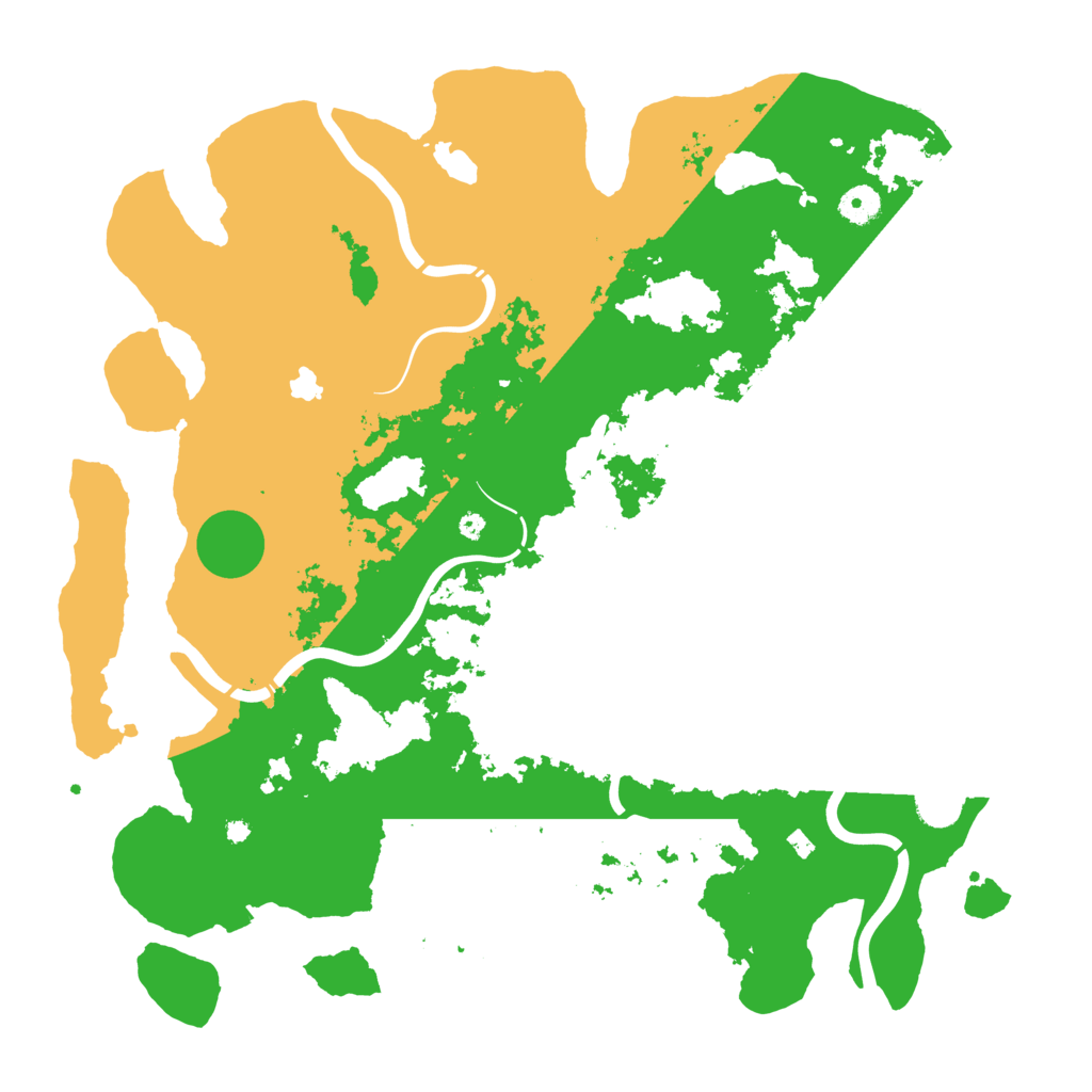 Biome Rust Map: Procedural Map, Size: 4250, Seed: 68236