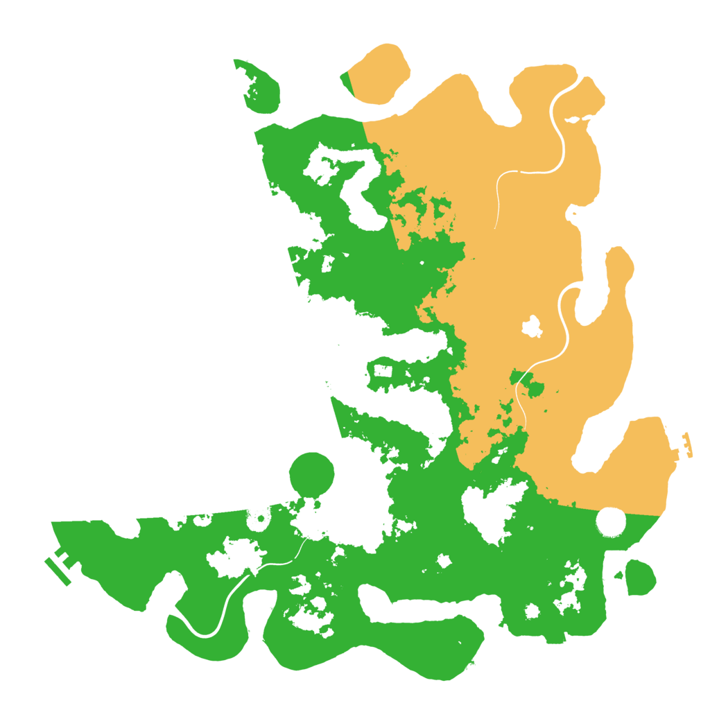 Biome Rust Map: Procedural Map, Size: 4250, Seed: 538573772