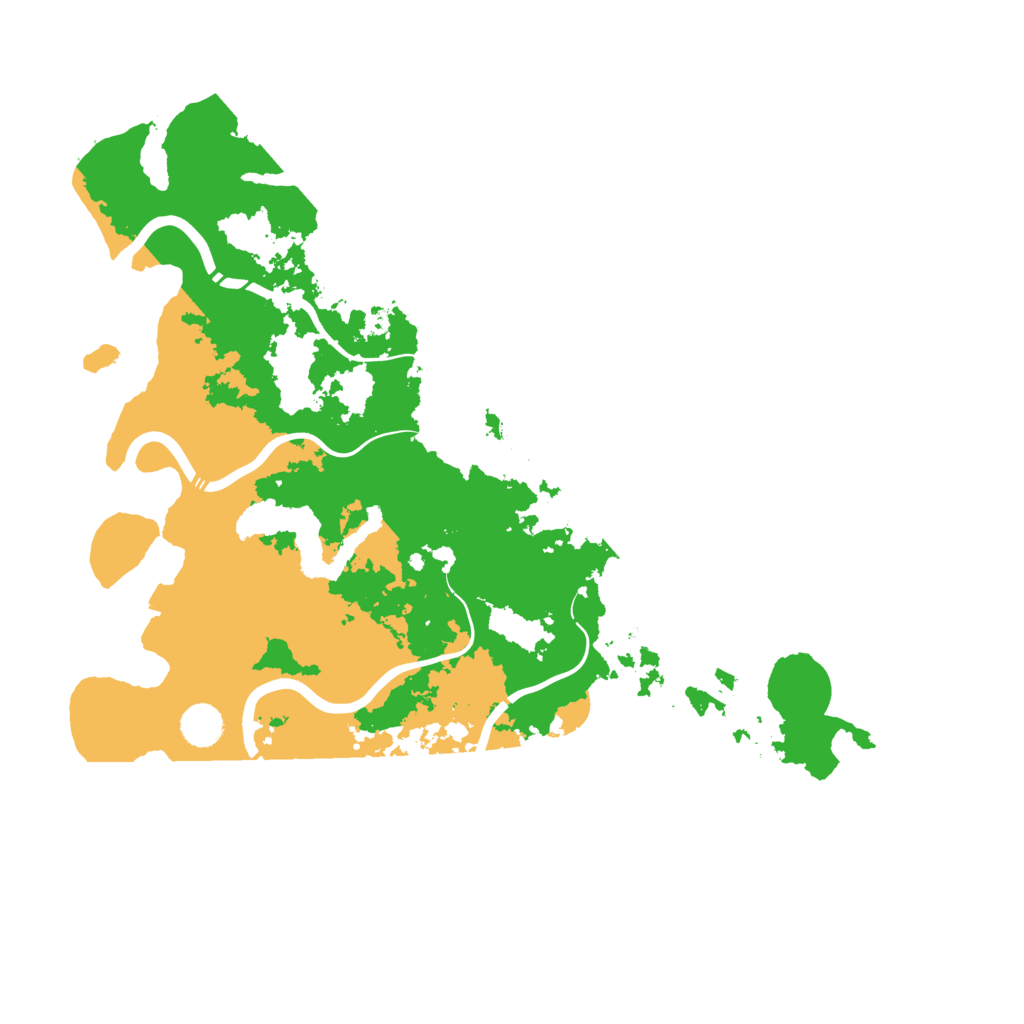 Biome Rust Map: Procedural Map, Size: 4300, Seed: 133244394