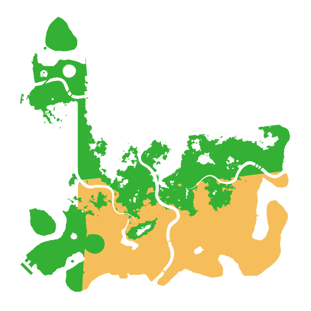 Biome Rust Map: Procedural Map, Size: 4250, Seed: 42481635