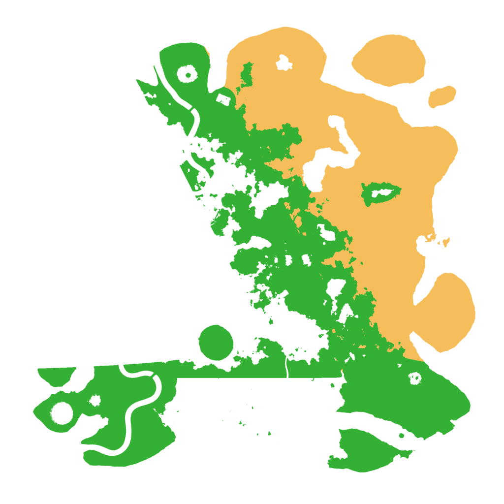 Biome Rust Map: Procedural Map, Size: 4000, Seed: 438490