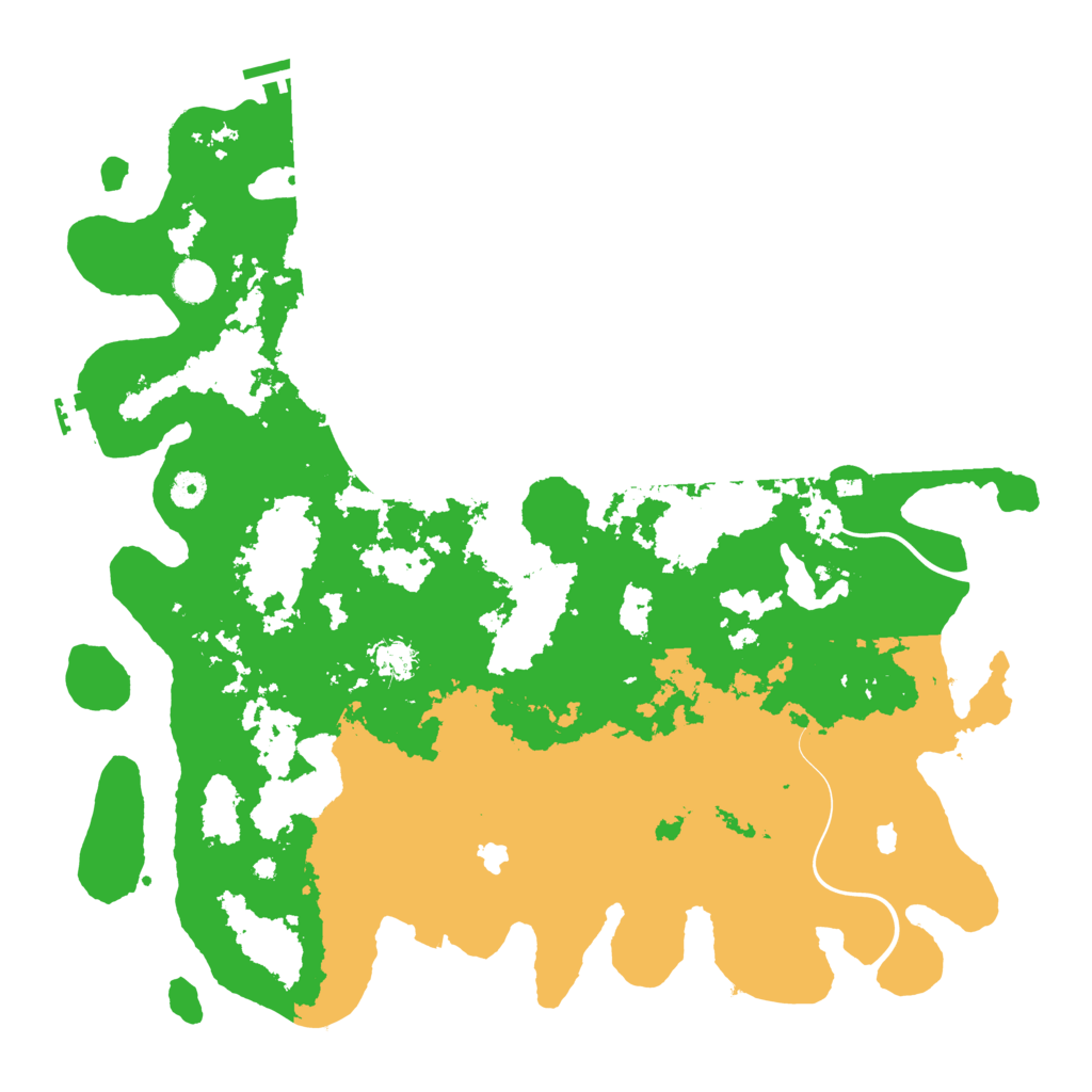 Biome Rust Map: Procedural Map, Size: 4500, Seed: 227936292