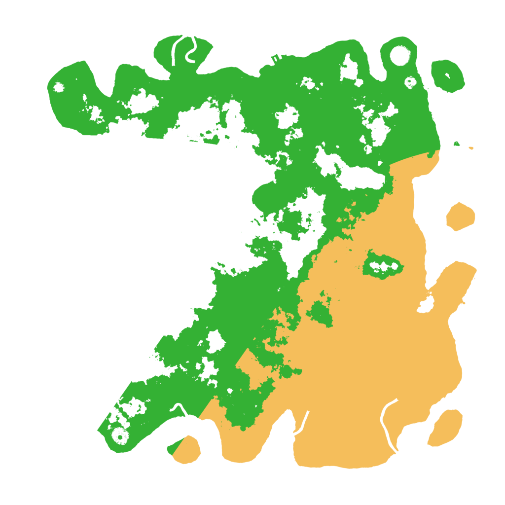 Biome Rust Map: Procedural Map, Size: 4500, Seed: 14163