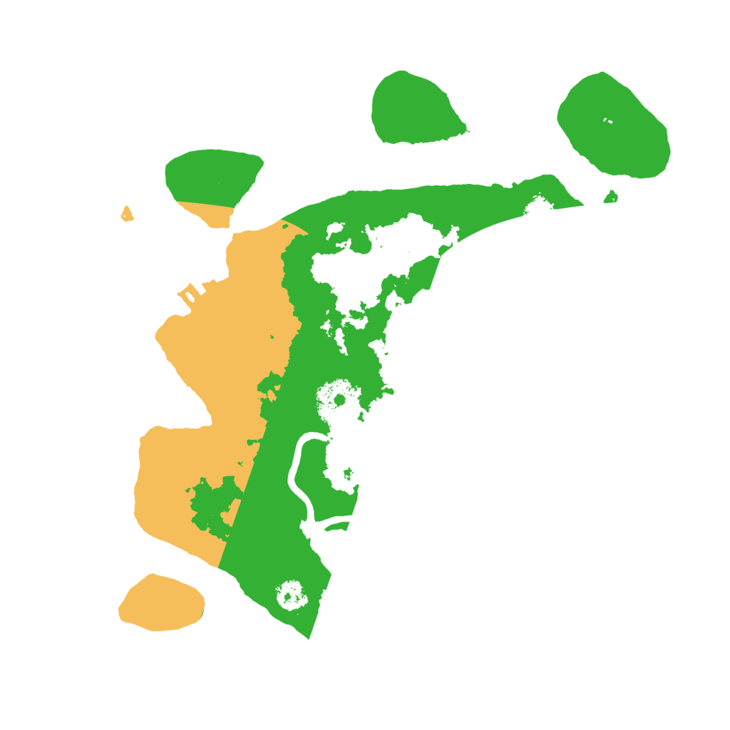 Biome Rust Map: Procedural Map, Size: 2536, Seed: 2655